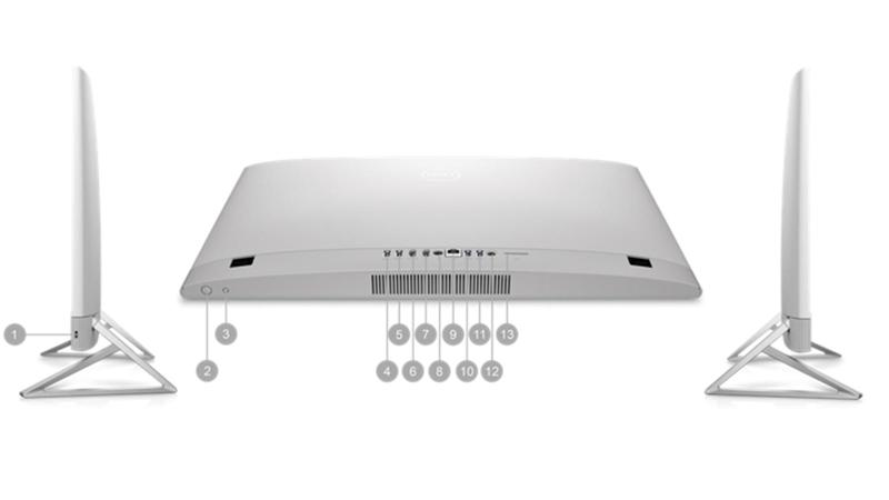 Inspiron 24 5410 All-in-One 12ª geração Intel Core i5-1235U 8GB